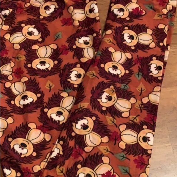 LuLaRoe hedgehog leggings OS - Picture 1 of 1